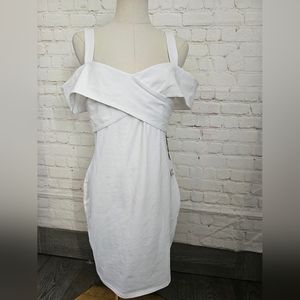 Revolve by the way Evie Cold Shoulder Mini Dress | White | Medium | NWT